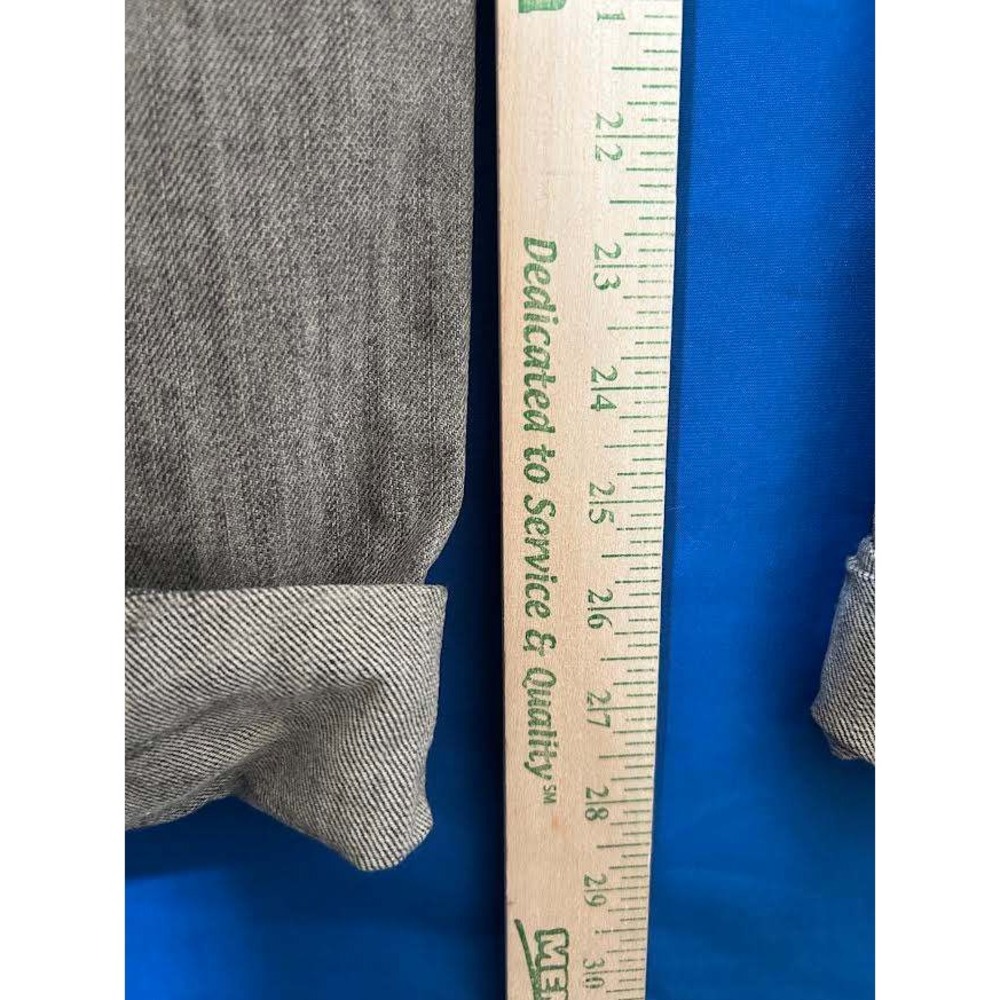 Polo Ralph Lauren Varick Slim Straight Jeans 40x32 Ash Grey Cotton Distressed - Picture 15 of 16